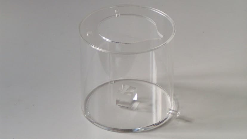 Real-world implementation of acrylic glass tubes in industrial setting